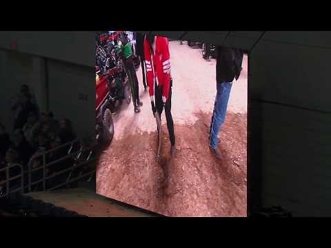 Lucas Oil Racing Tractor 🔥 EXPLODES DRIVE SHAFT🔥 NTPA Tractor pull Louisville KY NFMS