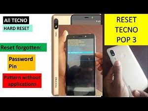 All TECNO Hard Reset |Pattern Unlock |Factory Reset Easy Trick TECNO POP3