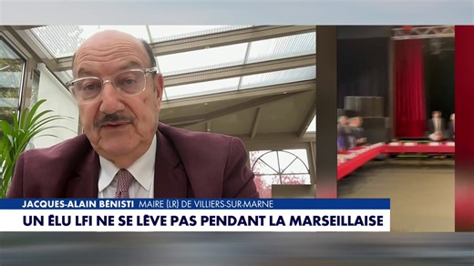 «Rima Hassan et Mathilde Panot sont venues soutenir cet élu», confirme Jacques-Alain Benisti, dans #HDPpros, après la polémique autour d’un élu proche de LFI qui ne s’est pas levé pendant la Marseillaise.  Toute l'info est à retrouver sur https://t.co/wCnzQBE1GX