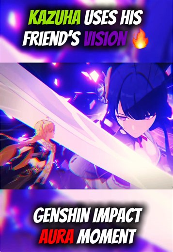Kazuha's Electro Vision in Genshin Impact Gameplay