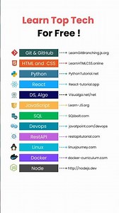 Learn Top Tech for Free