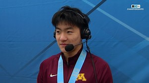 1.9K views · 45 reactions | Minnesota Swimming and Diving's YuTong Wang has us ready to run through a brick wall after winning the one meter diving title at the Big Ten Championships  The freshman knocked off a USA Olympian and last year's NCAA champ to bring home the Gold for the #Gophers! | Minnesota Gophers | Facebook