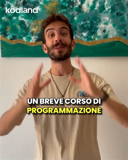 🎓 Corso di programmazione GRATUITO per bambini/e e ragazzi/e dai 5 ai 17 anni! ⠀ Dagli la possibilità di raggiungere questi risultati grazie alle nostre lezioni di coding ⠀ ⚡️ Lezioni live online ⚡ Apprendimento game-based ⚡ 80% pratica, 20% teoria ⠀ Iscrivi tuo figlio/a ai nostri corsi di programmazione ⬇️ | Kodland Italy