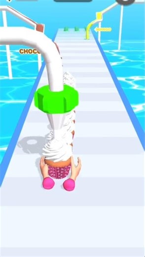 🍰 Giant Cake Run 😱 Collect & Stack Cakes | Satisfying Game #shorts