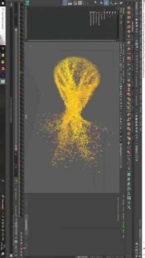 Maya texture emission particles #mayatutorial #dynamics #particles