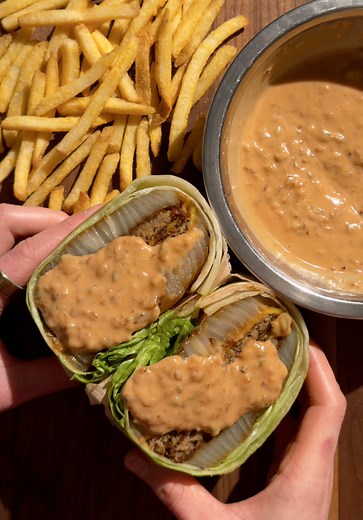 Homemade Vegan Flying Dutchman Burger Recipe
