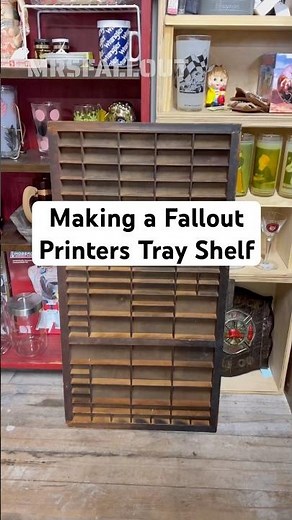 MAKING A FALLOUT THEMED MINIATURES SHELF!