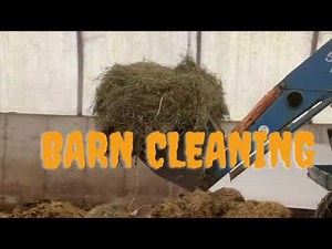 Sheep Barn Gets Cleaned! Flock is relocated. Manure is removed. Building gets pressure washed.