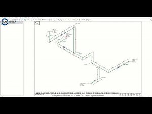 [CK-VD-338] ISO 도면의 배관제작도면 자동분할 영상