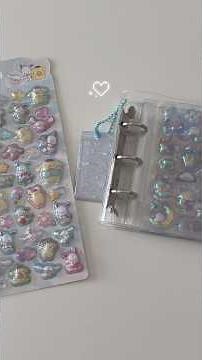 透明シール帳作り14冊目🎀✨今回はサンリオうるちゅるポップシール💖#ボンボンドロップシール #透明シール帳 #サンリオ #うるちゅるポップシール