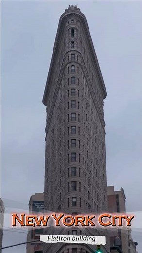 The iconic Flatiron Building, New York City