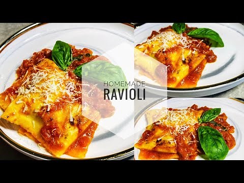 Ravioli recipe using lasagna sheets | Homemade Ravioli