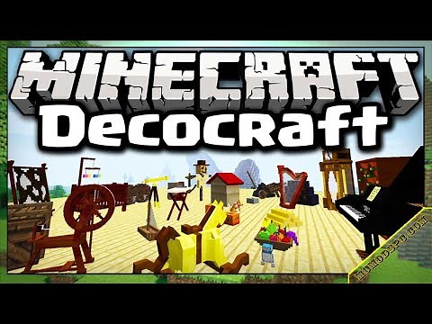 Decocraft Mod 1.12.2/1.11.2/1.10.2 & How To Download and Install for Minecraft