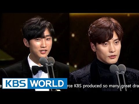 JinYoung & Sunghoon receives Best New Actor Award [2016 KBS Drama Awards/2017.01.03]