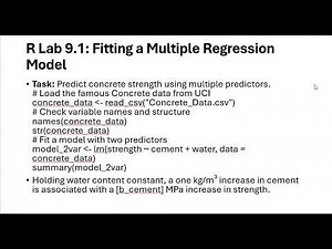 Multiple and Logistic Regression