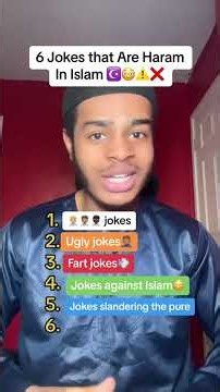 6 Jokes That Are Completely Haram In Islam #fyp #muslim #islam... #Shorts #muhammadsalmin.1
