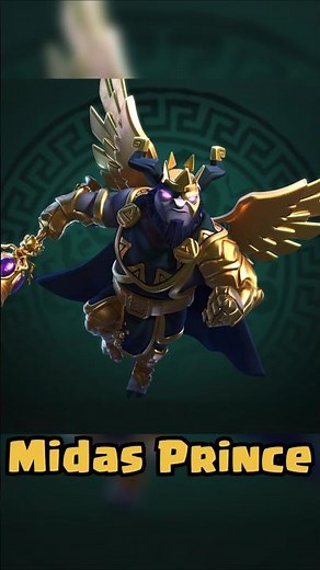 Midas Prince Skin Gameplay 😳🔥Clash of Clans #Shorts #coc