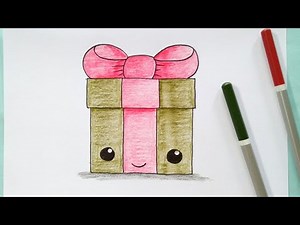 How to Draw a Christmas Present