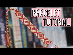 DIAMOND BRACELET TUTORIAL [CC] || Friendship Bracelets