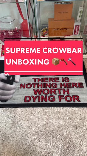 Supreme Crowbar Unboxing! Grail item acquired!!! #supreme #fyp #foryou #crowbar #spring #vintage #streetwear #hypebeast #hype