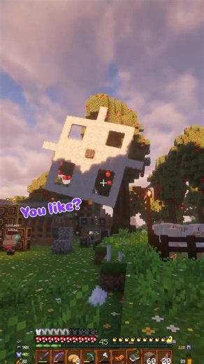 He honestly didn’t know it was off center 😂😭 | Can’t wait for more Minecraft create shenanigans