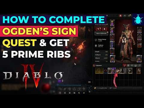 Diablo 4: How To Complete Ogden’s Sign Quest & Get 5 Prime Ribs