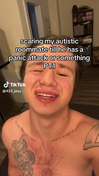 My fault gangy 💀 @ashumarii #autismawareness #autistic #scarecam #chromiehomie