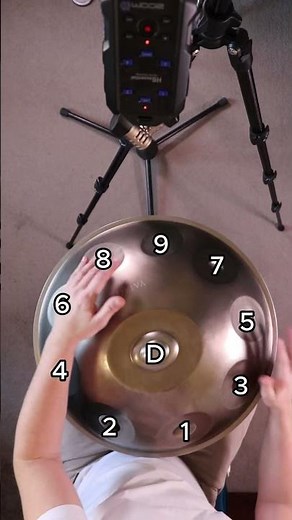 Learn the handpan easily with the Easy Handpan method 🚀 #handpantutorial #handpantutorial