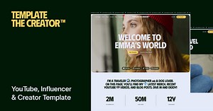 Homepage | Template The Creator - Webflow Ecommerce website template