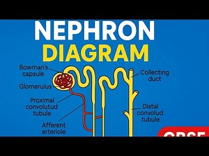 Quick Revision: Nephron Diagram Explained in 3 Minutes | Perfect for Exams