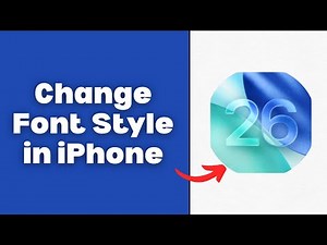 How To Change Font Style in iPhone ( Any iPhone ) | How To Change Font Style in iPhone From Settings