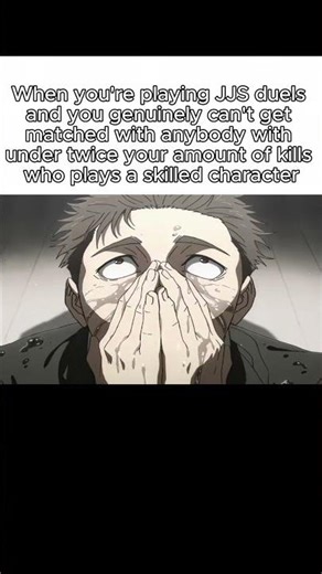 How it feels getting matched with a 14,000 kill Megumi main 😭🙏 #jjs #jujutsushenanigans #jjk #meme