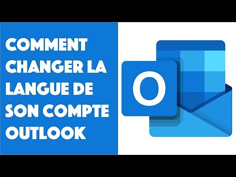 How do I change the language of my Outlook account?
