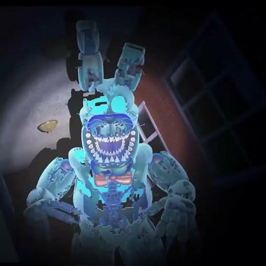 Nightmare Bonnie has been frozen (FNaF Jumpscares)