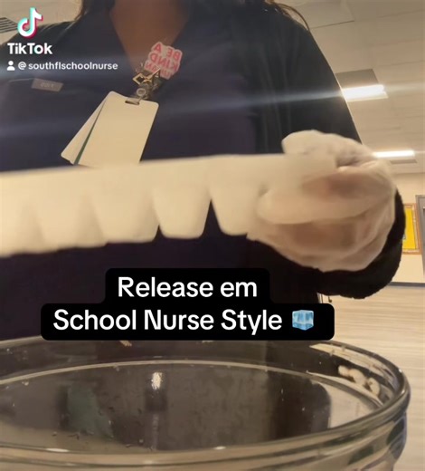 School Nurse's Ice Pack Release Style Tips