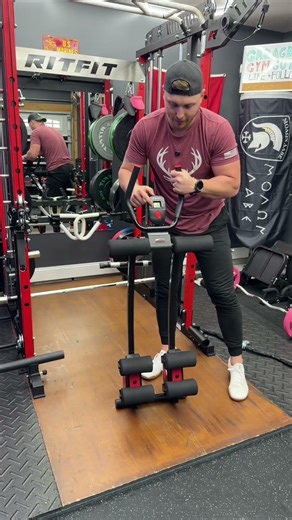 The MERACH Dual Track Ab Trainer gives you way more stability and control compared to straight track