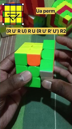 Ua Perm Made Easy ⚡ #rubikscube #uaperm #pll #cubing #speedcube #cfop#cubeshorts #shorts #viral