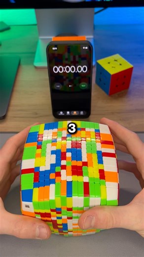 I solved the largest Rubik's cube in the world