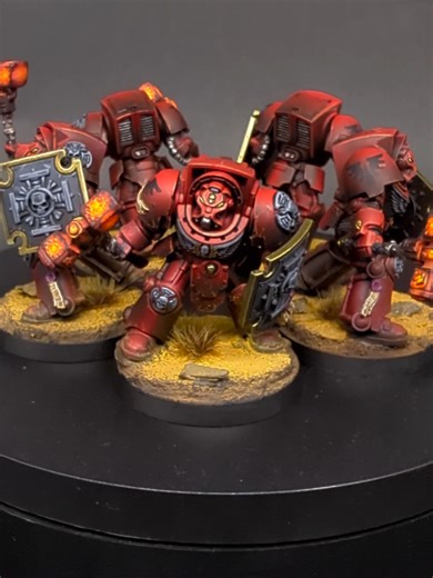 Blood Angels Terminators: Heated Metal Thunder Hammers