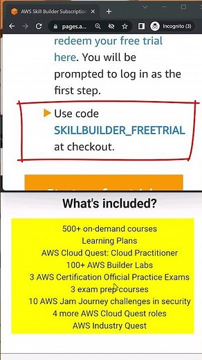 Promo code to unlock exclusive training content on AWS Skill Builder - valid till July 30th, 2023