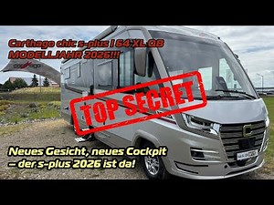 Carthago s-plus I 64 XL QB – Neues Außendesign für das Luxusmodell 2026!