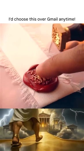 REELORAMA on Instagram: "- The post’s video depicts hands meticulously sealing an envelope with red wax and a gold stamp, capturing the slow, intimate artistry of traditional letter-writing that contrasts sharply with email’s speed and detachment. - Achieving over 1 million views and 5,900 likes within a day, it taps into a viral nostalgia trend, as research in *Computers in Human Behavior* (2010) shows handwritten letters convey greater perceived value due to the effort involved, fostering deep