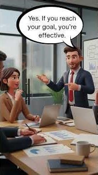 Efficiency vs Effectiveness Explained Simply English Daily #englishconversation #dailyenglish #esl