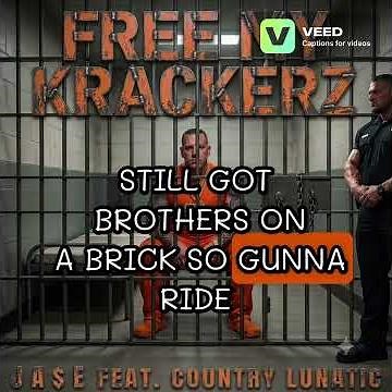 Ja$e Lunatic- FREE MY KRACKERZ | Outlaw Country Rap Prison Anthem #countryrap #music
