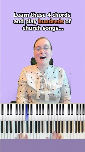 Learn these 4 chords and play HUNDREDS of church songs...