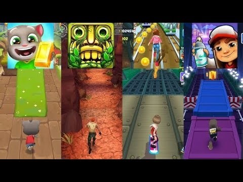 Subway Jake 🆚 Talking Tom 🆚 Temple Hero 🆚 Temple Legend 🎮 Epic Chase!