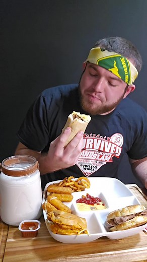 Arby's Mukbang: Gyro & Mozzarella Quad Stack ASMR
