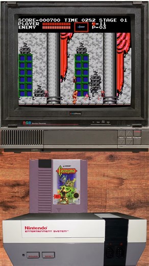 Castlevania 1987 "Place 6" NES Famicom Countdown - Retro Gaming