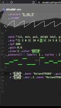 strudel beats #coding #music #javascript