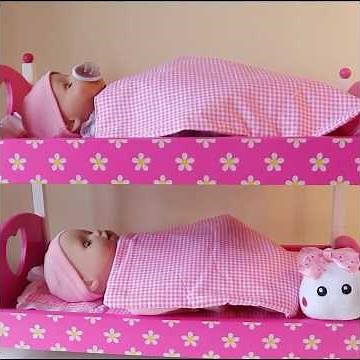 Dimple Doll Bunk Bed Unboxing + Baby Annabell & Baby Born Bedtime Routine! 🍼🌙